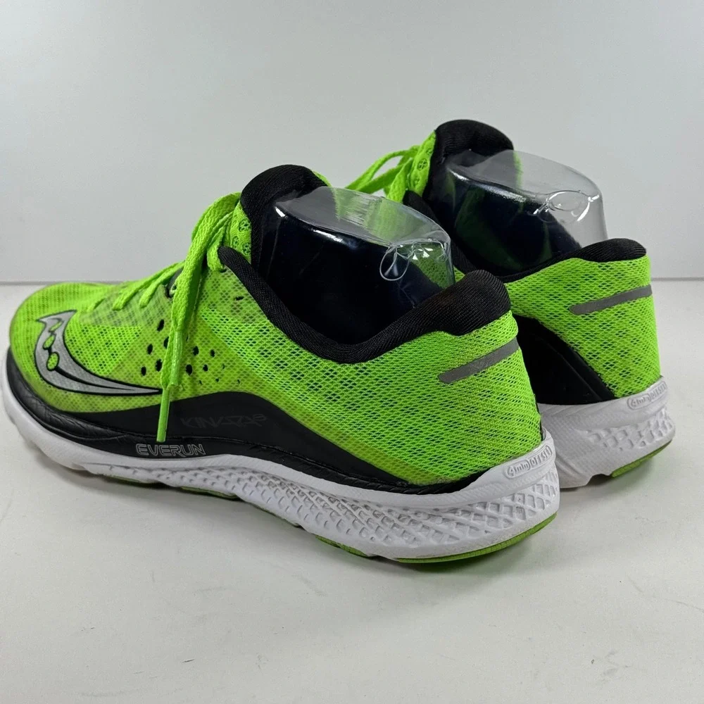 Saucony Kinvara 10 Running‎ Shoes Neon Green Athletic Sneakers Men's Size 8.5 - Picture 9 of 11